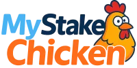 Cropped Mystake Chicken Game Logo